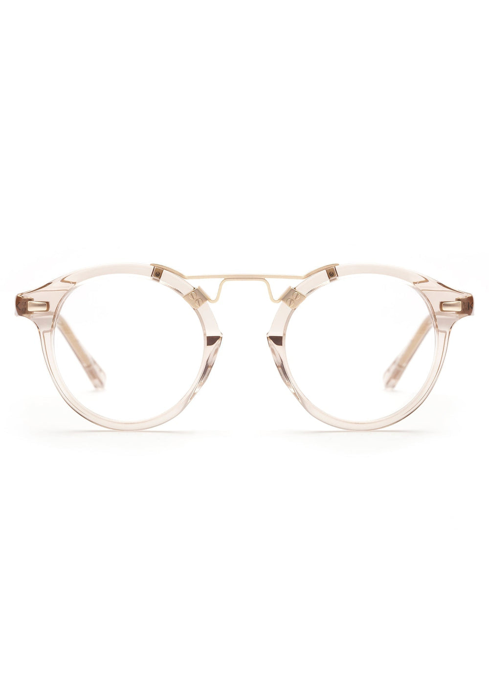 KREWE - ST. LOUIS OPTICAL | Buff Handcrafted, Luxury Pink Acetate Eyeglasses