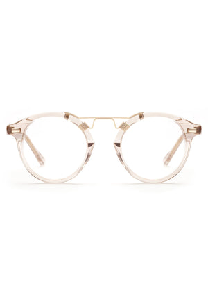 KREWE - ST. LOUIS OPTICAL | Buff Handcrafted, Luxury Pink Acetate Eyeglasses