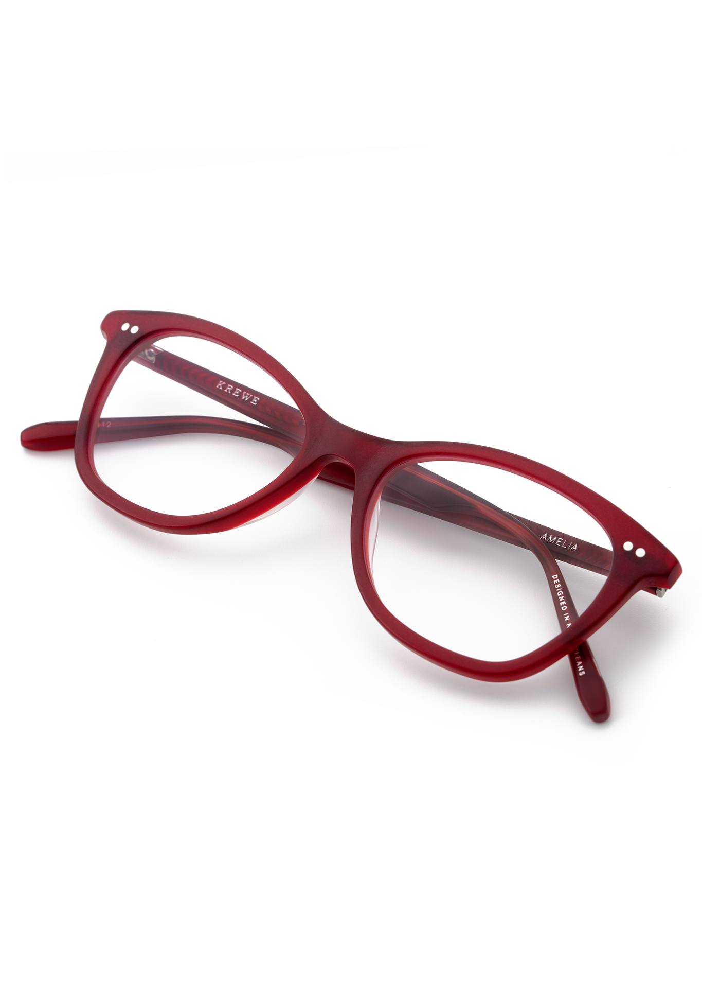 AMELIA | Burgundy Handcrafted, Acetate Frames