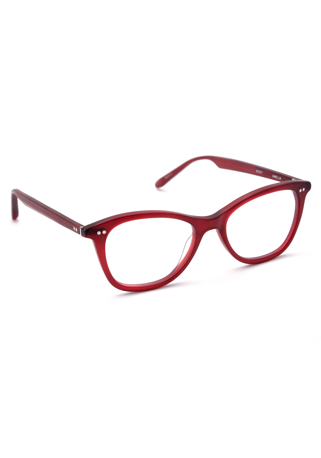 AMELIA | Burgundy Handcrafted, Acetate Frames