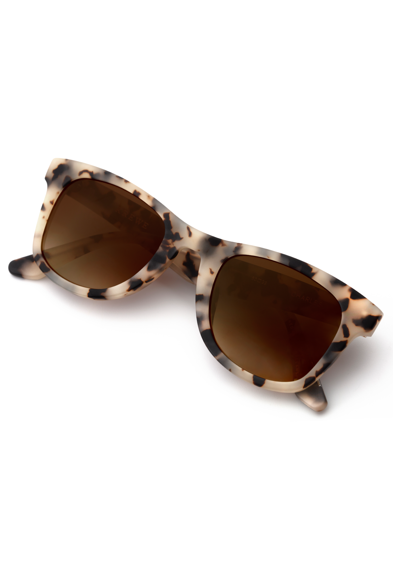 CHARLES | Matte Oyster Handcrafted, Acetate Sunglasses