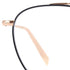 EARHART OPTICAL | Rose Gold + Matte Black swatch