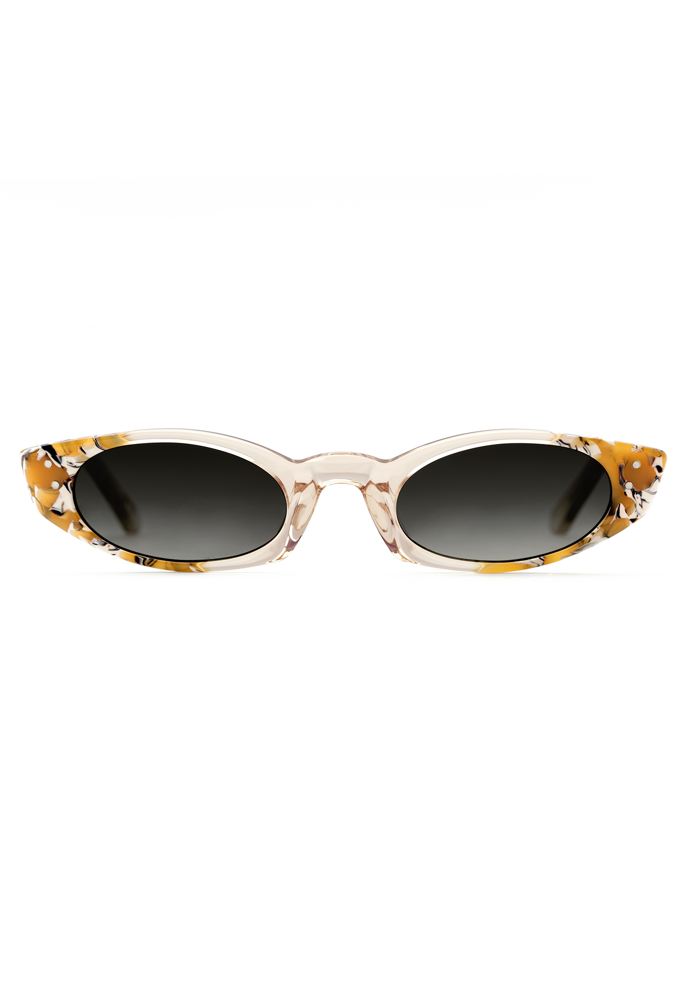 FERN | Buff to Butterscotch handcrafted acetate sunglasses