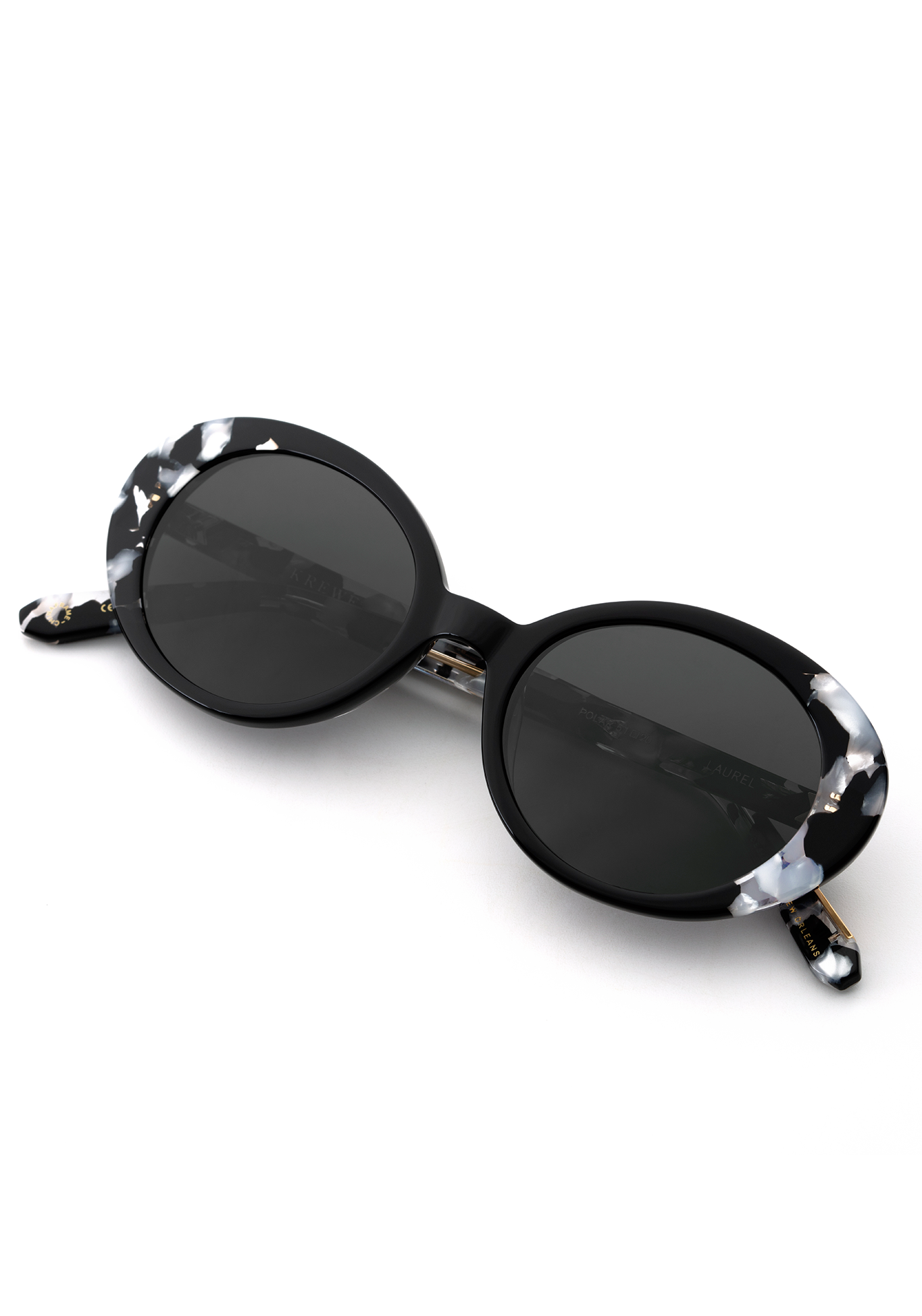 LAUREL | Black to Interstellar Polarized handcrafted acetate sunglasses