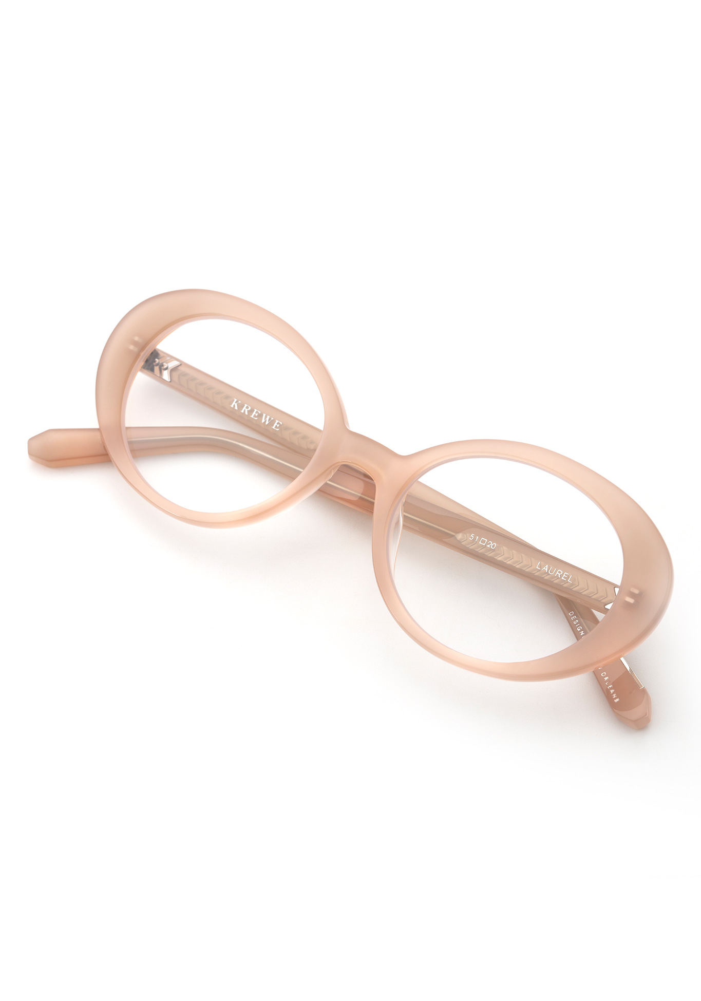 LAUREL OPTICAL | Blush handcrafted acetate sunglasses