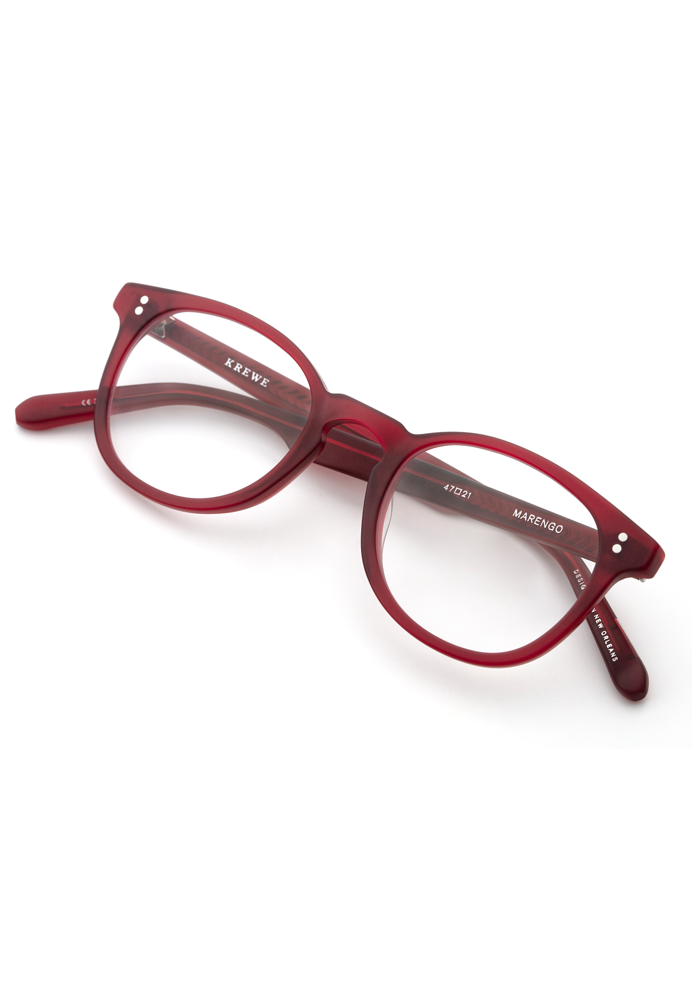 MARENGO | Burgundy handcrafted acetate eyewear