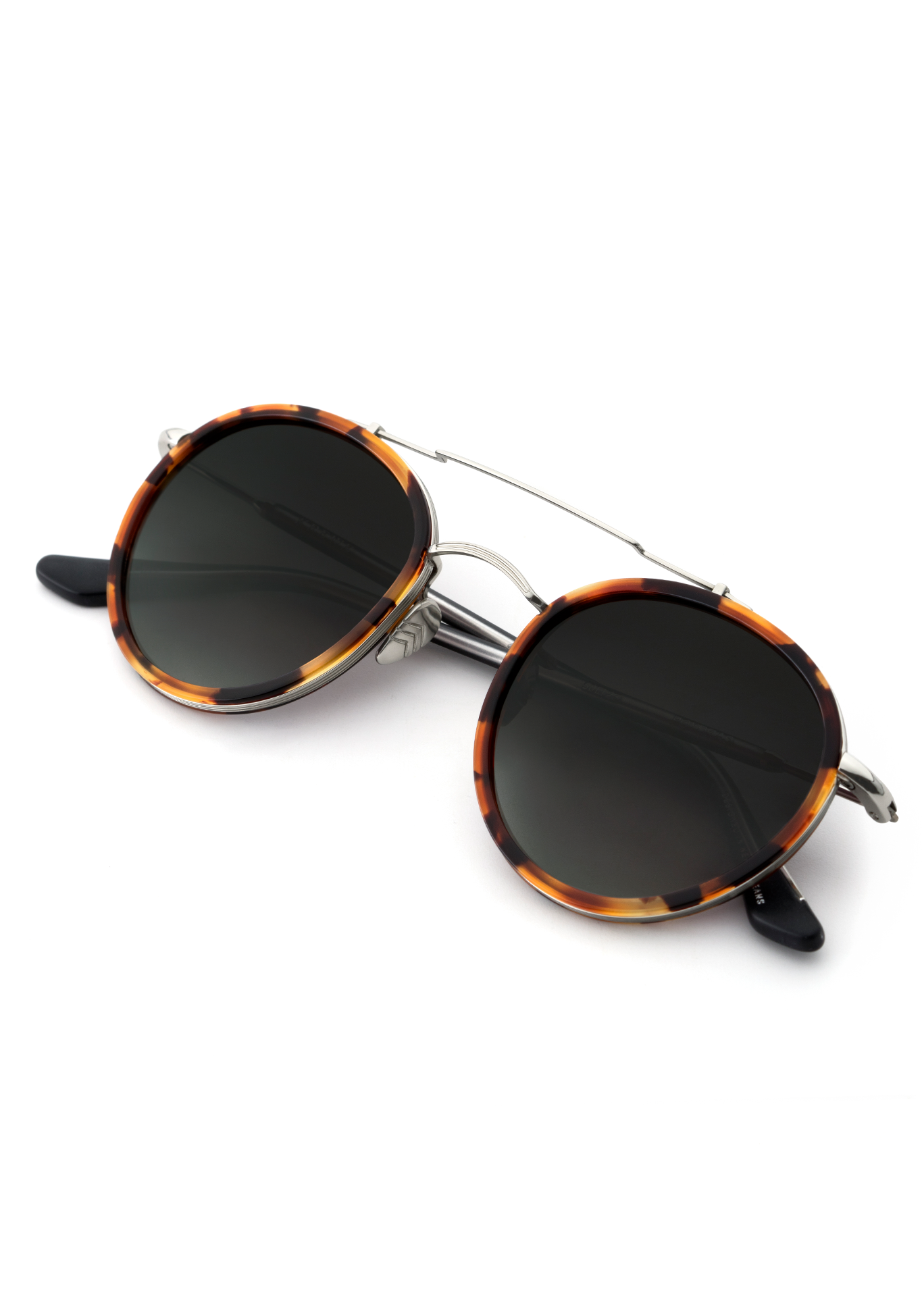 POYDRAS | Havana + Black and Crystal handcrafted acetate sunglasses