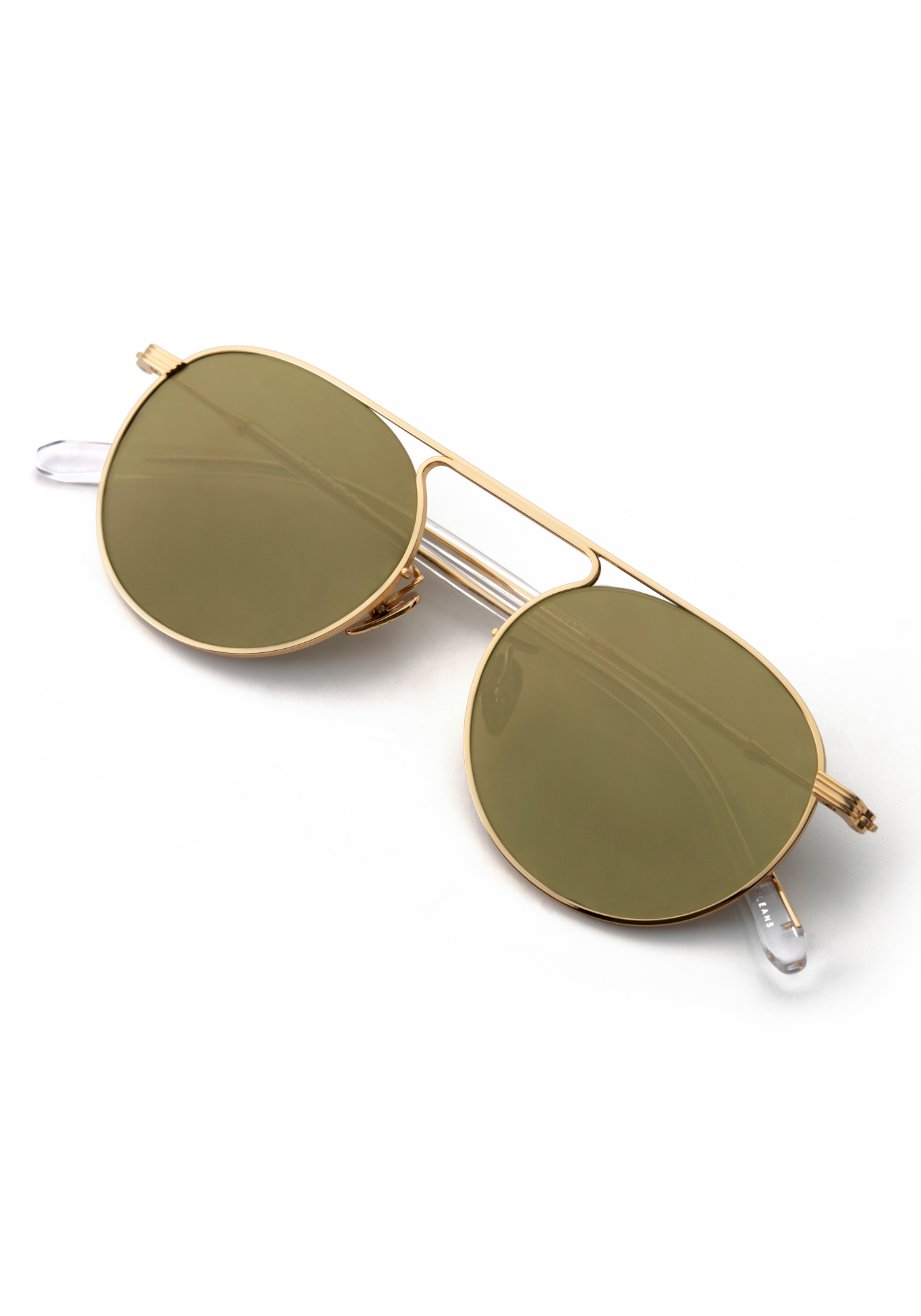 RAMPART | 24K Titanium + Crystal Polarized handcrafted acetate sunglasses