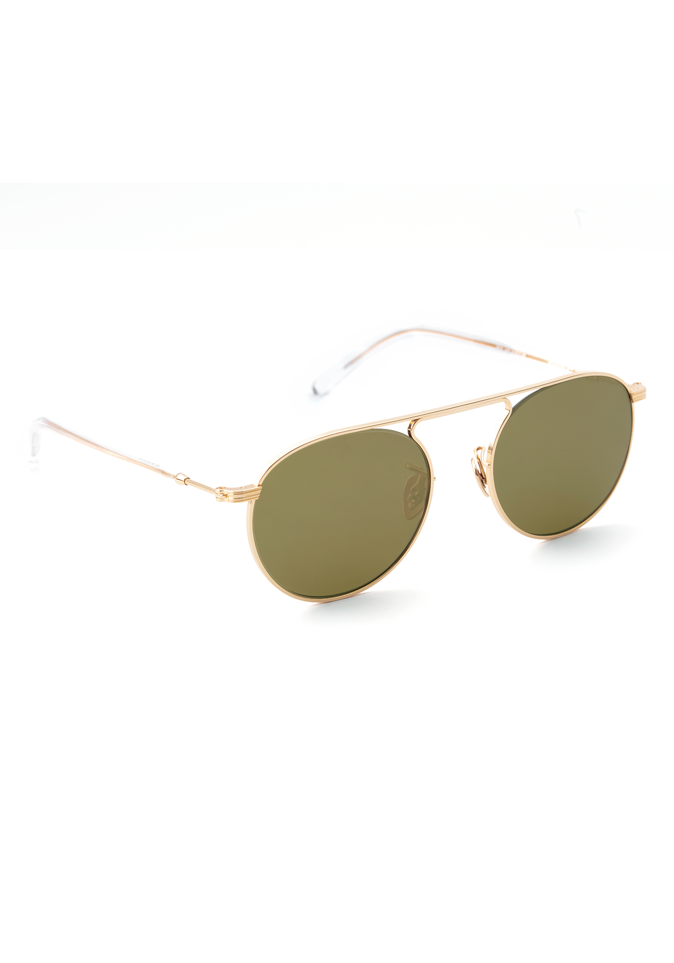 RAMPART | 24K Titanium + Crystal Polarized handcrafted acetate sunglasses