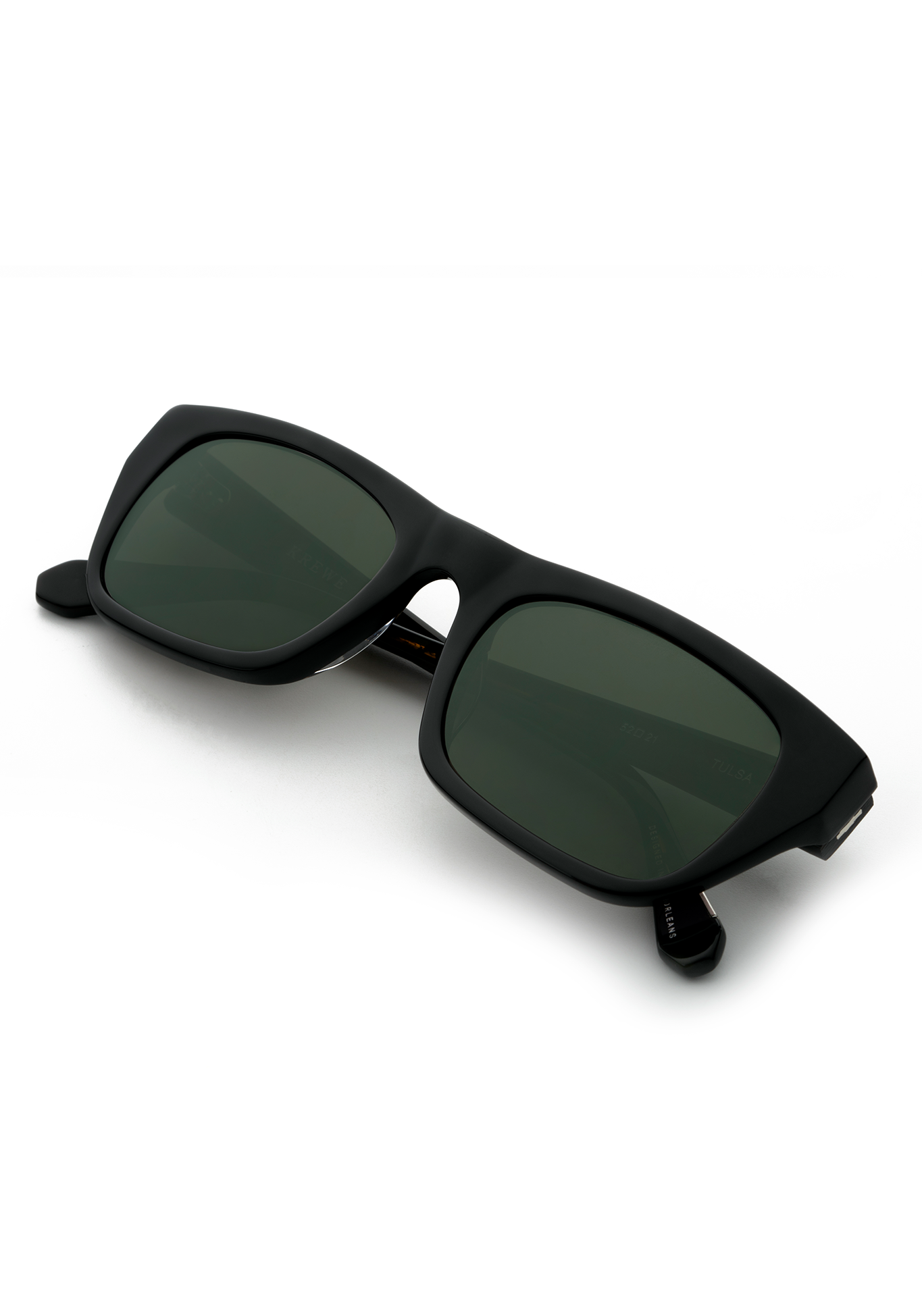 TULSA | Black handcrafted acetate sunglasses