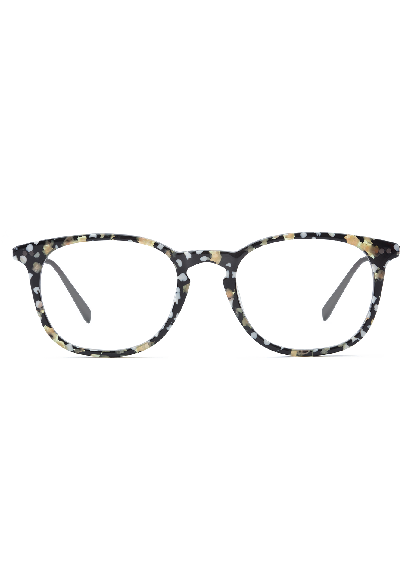 WRIGHT | Plume + Matte Gunmetal Handcrafted, Acetate Frames