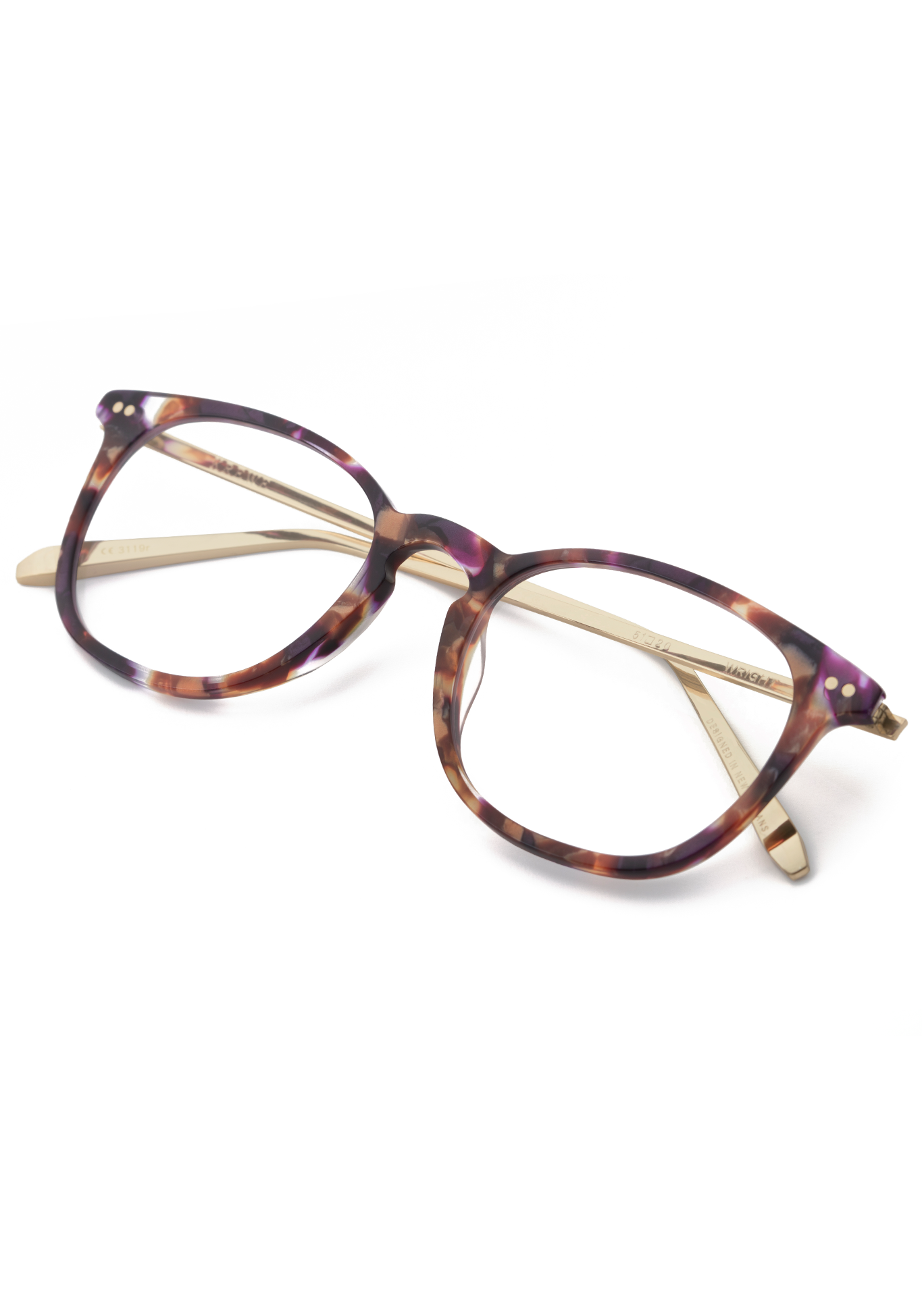 WRIGHT | Stardust + 12K handcrafted, acetate frames